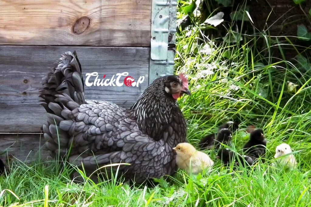 Andalusian chickens
