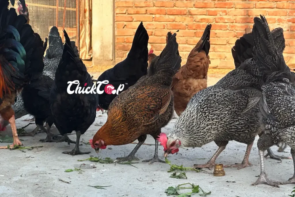 Feeding Table scrap to Chicken