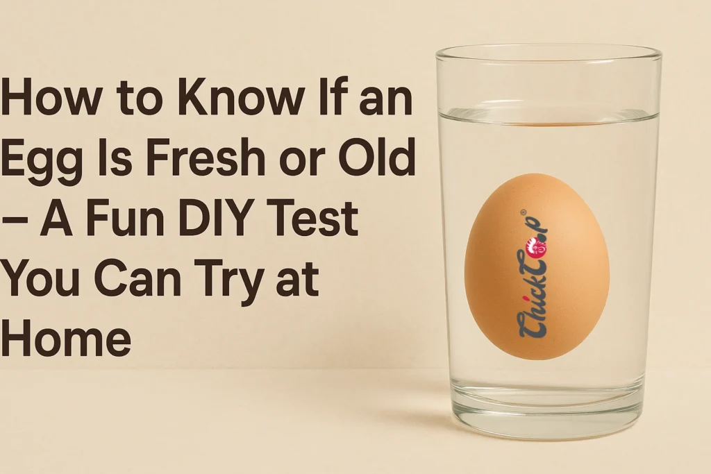 How to tell if the egg is fresh DIY